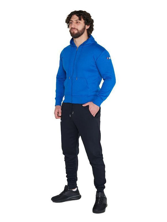 Ζακέτα Mit Kapuze Royal Blau
