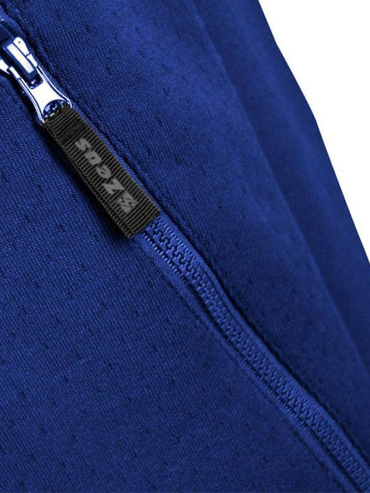 Cardigan With Hood White/Blue