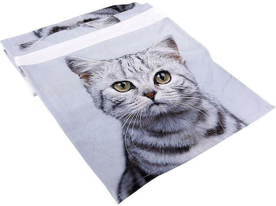 Espiel Runner Set 2Stücke Katze Grau 40x180cm