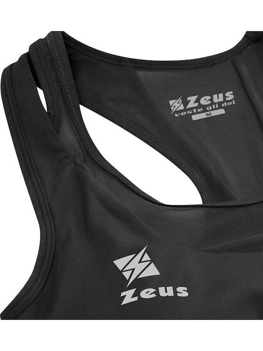Damen Sport-BH Schwarz mit Futter