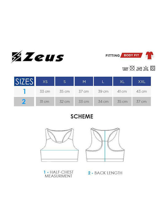 Damen Sport-BH Schwarz mit Futter