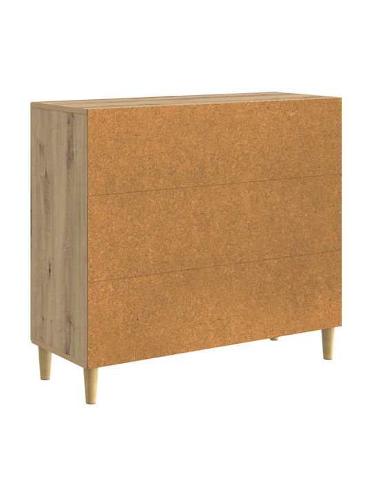 Буфет Дървен Дъб 89x34.5x80см