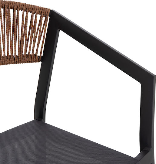 Outdoor Dining Set Miri 7 Pieces Dark Gray