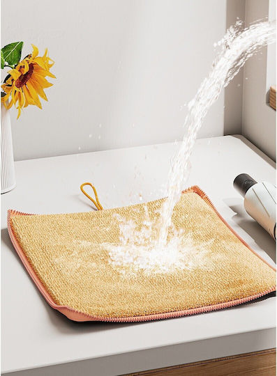 Husă De Depozitare Pentru Umbrelă Alista Home Impermeabilă Microfibră Interior Cu Fermoar 28 X 12 Cm Negru Portocaliu