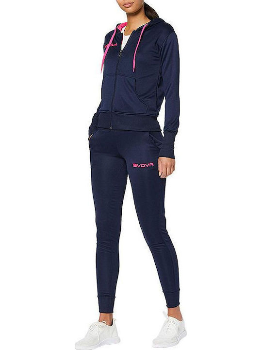 Set Trening Dama Navy/Fuchsia