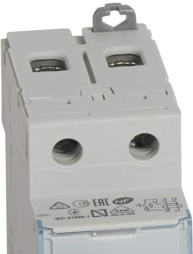 Ρελέ Ράγας Διαρροής 40A Διπολικό με Τάση 230V