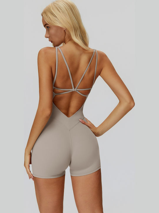 Γυναικείο Ολόσωμο Σορτς Beige