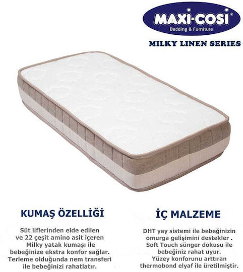 SteweHome King Size Ορθοπεδικό Στρώμα 190x190x20cm με Ελατήρια