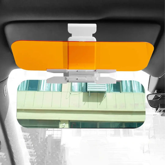 Parasolar Auto 2 În 1 Zola Zi Noapte Protecție UV Reduce Orbirea Prindere Cu Clips 32 X 13,5 Cm