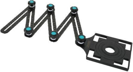 Bihui Schneidführung Quadratischer Aluminium-Lineal - Lochführung DBG6