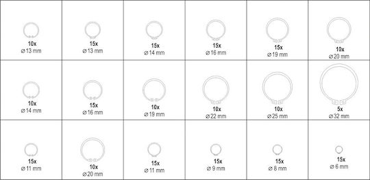 Yato Sicherungen Externes Sicherheitsset YT-06882 225Stück