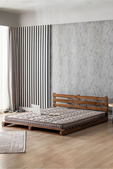 SteweHome Single Orthopedic Double-Sided Mattress Roll Pack 80x190x6cm with Springs