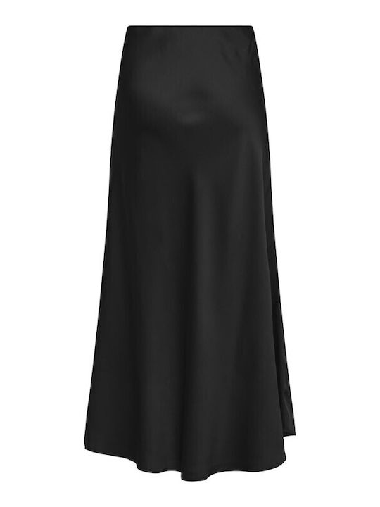 Σατέν Maxi Φούστα Black