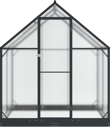 Garden Greenhouse Door Anthracite 183.5 x 123 x 207 cm 42036859 Anthracite