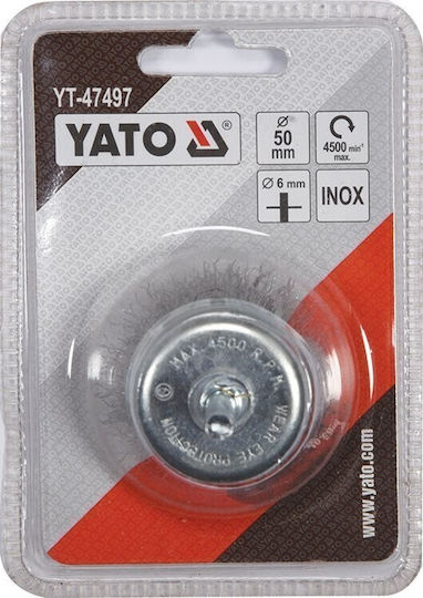 Yato YT-47497 Συρματόβουρτσα Καμπάνα για Δράπανο 50mm