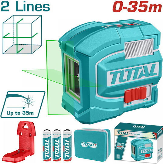 Total Linear Laser Level Green Beam 1.5V