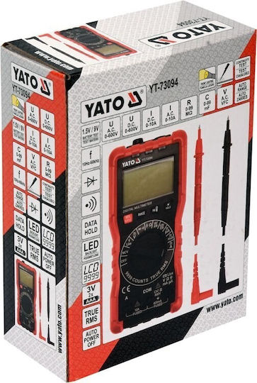 Yato Digital Multimeter True RMS with AC / DC / Capacitance Measurement YT-73094