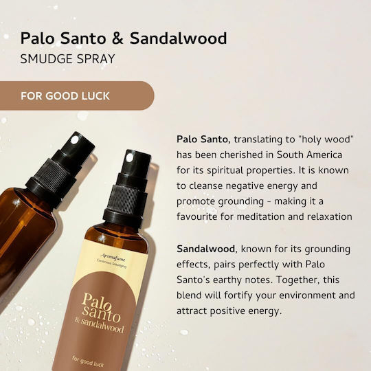 Parfum Spray Pentru Casă Palo Santo Lemn De Santal 100ml