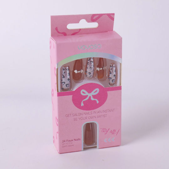 Bowknot Series – Falsche Nagelspitzen Leöpár