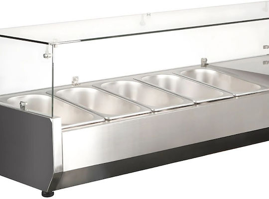 Dynamic Βιτρίνα Συντήρησης με Χωρητικότητα 52lt 130.5x39.5x43.5cm