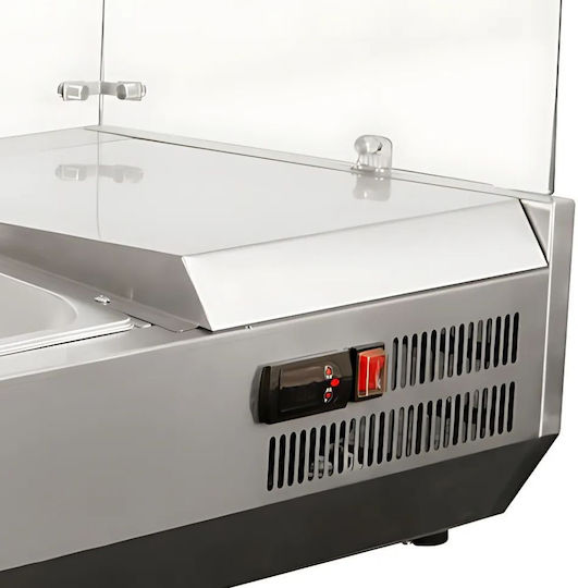 Dynamic Βιτρίνα Συντήρησης με Χωρητικότητα 52lt 130.5x39.5x43.5cm