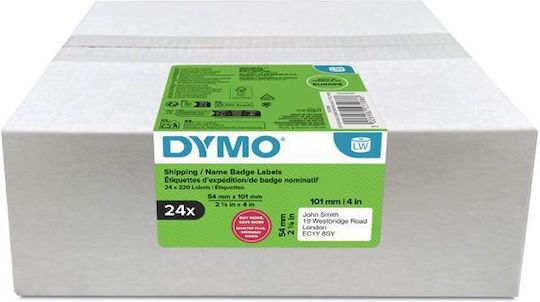 Dymo Self-Adhesive Labels on Roll 24 Pieces