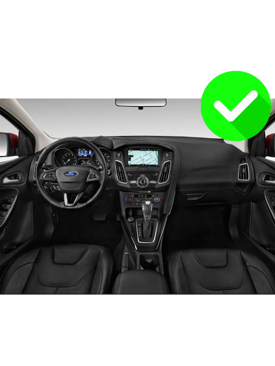 Carmedia Ηχοσύστημα Αυτοκινήτου για Ford Focus 2011-2018 (Bluetooth/USB/WiFi/GPS/Apple-Carplay/Android-Auto) με Οθόνη Αφής 12.3"