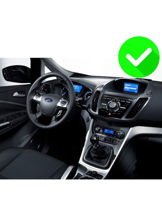 Carmedia Car Audio System for Ford Kuga / C-Max 2011+ (Bluetooth/USB/WiFi/GPS/Apple-Carplay/Android-Auto) with Touch Screen 12.3"