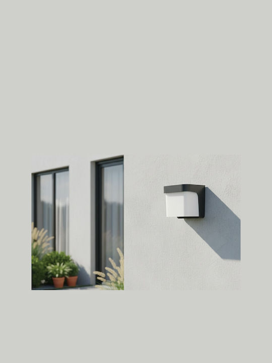 Inlight Wandmontiertes Außenbeleuchtung LED 13W mit Einstellbares Weiß Licht 17,5x17,5cm Inlight Wandmontiertes Außenbeleuchtung LED 13W mit Einstellbares Weiß Licht 17,5x17,5cm