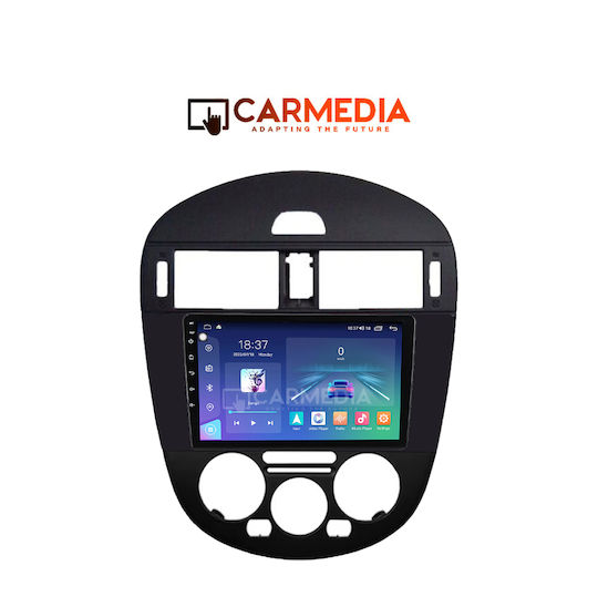 Carmedia Auto-Audiosystem für Nissan Pulsar 2014 (Bluetooth/USB/AUX/WiFi/GPS/Apple-Carplay/Android-Auto) mit Touchscreen 9"