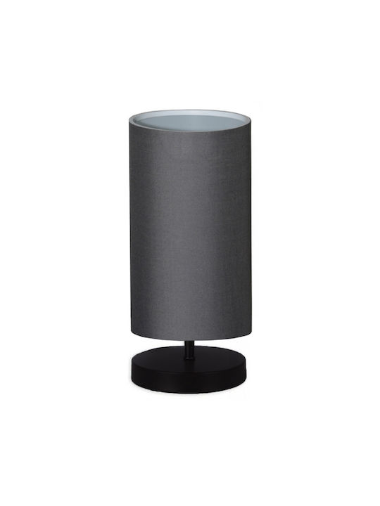 Megapap Winkler Wood Table Lamp for Socket E14 with Gray Shade and Base