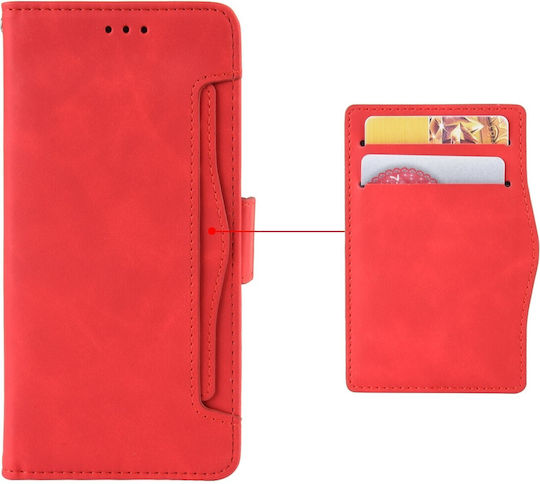 Книга Закалено стъкло Червен (TCL 40 NXTPAPER 5G)