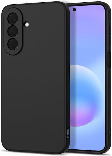 Tech-Protect Icon Rückseite Umschlag Silikon Schwarz (Galaxy A27 5G)