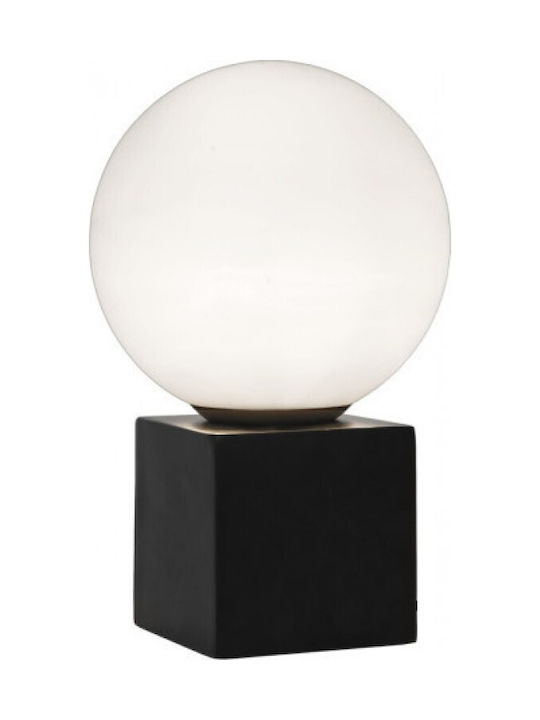 Viokef Lin Metal Table Lamp for Socket E27 with Black Base