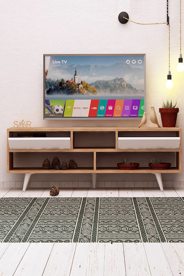 Stand TV De Podea Auriu 140x35x12cm Stand TV De Podea Auriu 140x35x12cm