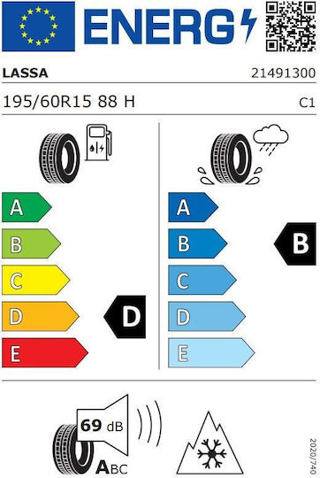 Lassa Snoways 4 195/60R15 88H XL Зимна Автомобилна Гума