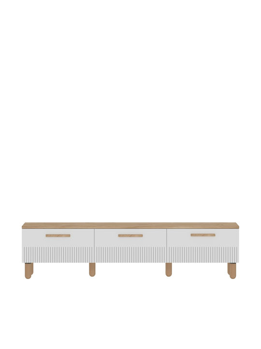 Έπιπλο Τηλεόρασης Πολύχρωμο Μ180xΠ30xΥ43cm