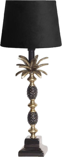 InTheBox Pineapple Metal Table Lamp for Socket E27 with Black Shade and Gold Base