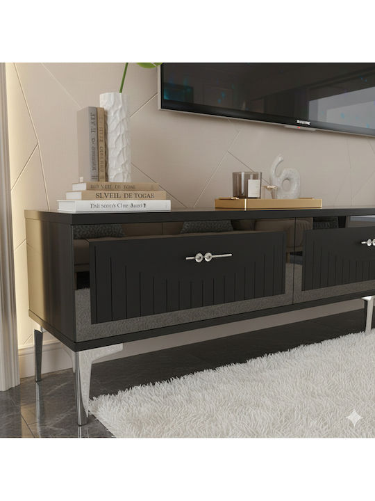 Έπιπλο Τηλεόρασης Χρυσό Μ180xΠ30xΥ41cm