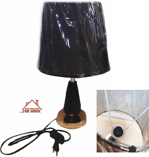 ForHome Metall Tischlampe für Fassung E27 mit Schwarz Schirm und Basis ForHome Metall Tischlampe für Fassung E27 mit Schwarz Schirm und Basis
