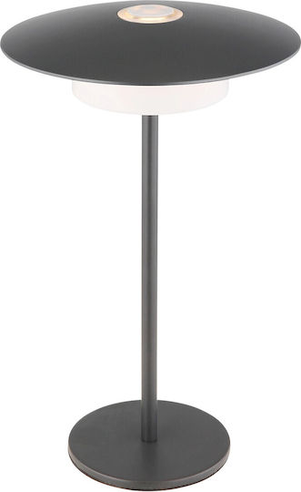 Globo Lighting Πορτατίφ LED με Γκρι Καπέλο και Βάση Globo Lighting Πορτατίφ LED με Γκρι Καπέλο και Βάση