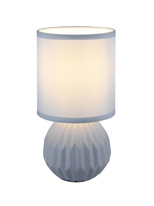 Globo Lighting Πλαστικό Πορτατίφ για Ντουί E14 με Μπλε Καπέλο και Βάση