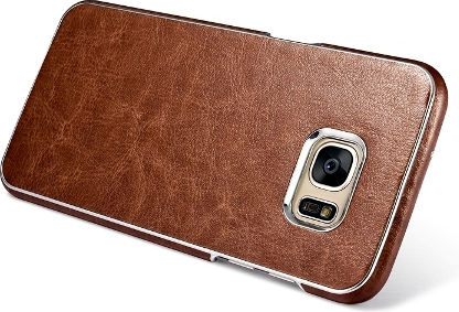 Xoomz Xoomz Back Cover Δερματίνης Μαύρο (Galaxy S7 Edge)