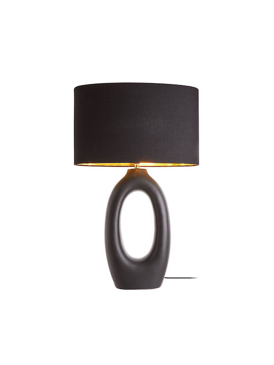 Butlers Ceramică Lampă de masă cu Abajur Negru și Bază