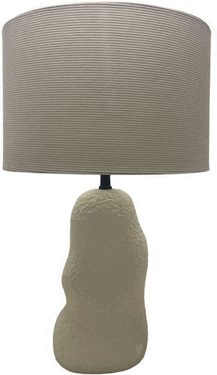 InTheBox Ceramică Lampă de masă pentru Soclu E27 cu Abajur Bej și Bază
