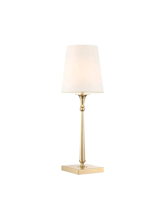 COSMOLight Table Lamp with White Shade and Bronze Base