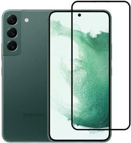 Vollflächig gehärtetes Glas Schwarz (Galaxy S22+ 5G)