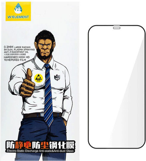 Full Glue Full Face Tempered Glass Black Compatible with OnePlus 10T 5G