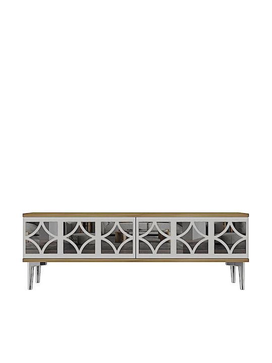 Έπιπλο Τηλεόρασης Μαύρο Μ120xΠ30xΥ41cm