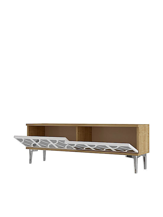 Έπιπλο Τηλεόρασης Μαύρο Μ120xΠ30xΥ41cm